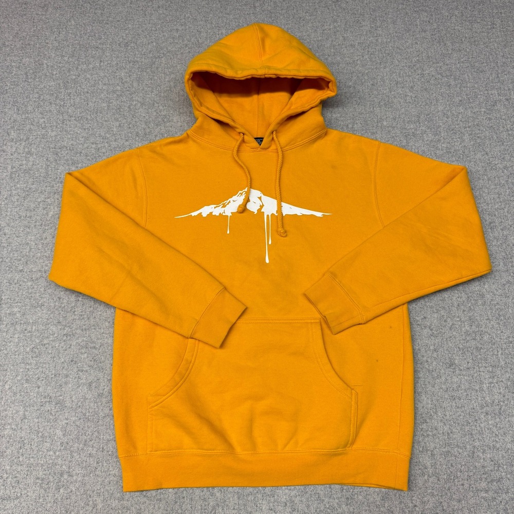 Pacific Northfresh | Hoodie | Small | Yellow | Mountain Drip Graphic Pullover